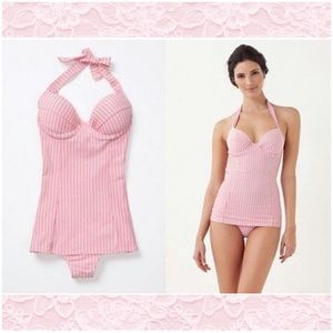 Anthropologie Striped One Piece Swim By Pez D'Or