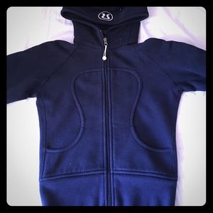 Lululemon navy blue scuba hoodie