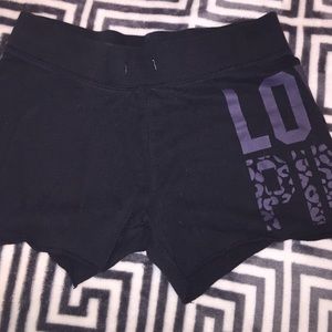 Victorias secret black shorts XS