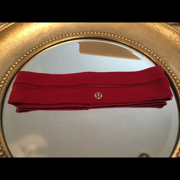 Lululemon Burgundy Headband Excellent