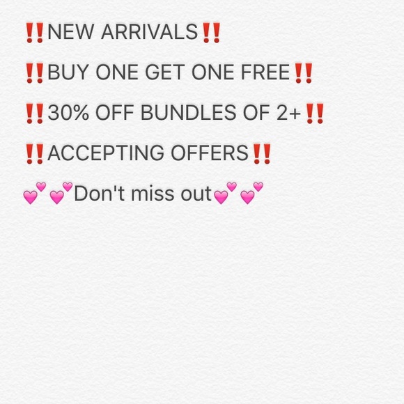 New arrivals, BOGO sale !