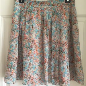 JCrew Printed Skirt
