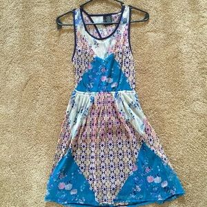 Multi- colored summer dress