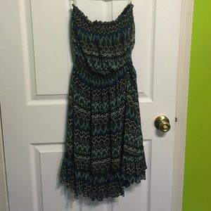 Strapless dress