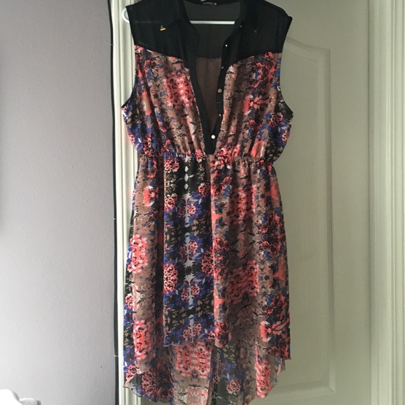 Plus Size High Low Dress - Picture 2 of 4
