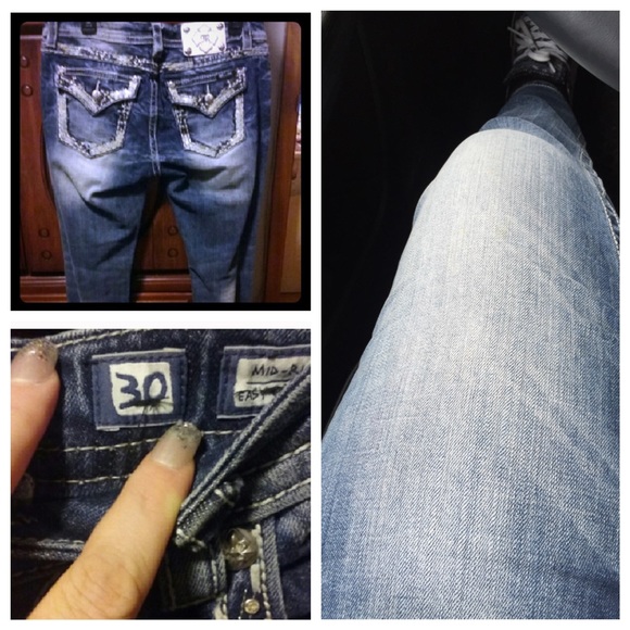 Miss Me capries jeans. Exceptional  condition!