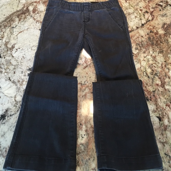 Free people black boot leg jeans