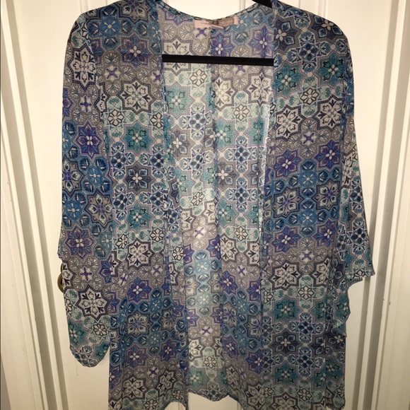 Forever 21 patterned kimono - Picture 1 of 4