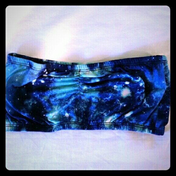 Galaxy printed bandeau