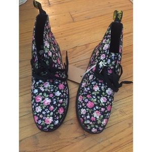 Dr. Martens NEVER WORN floral boots with tags!