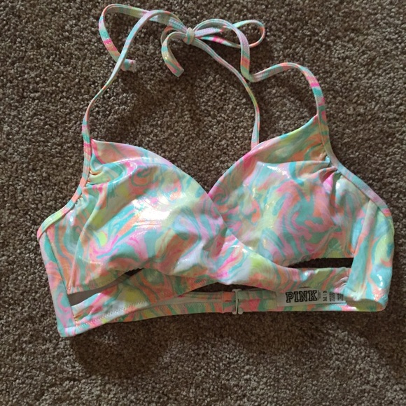 PINK swim top