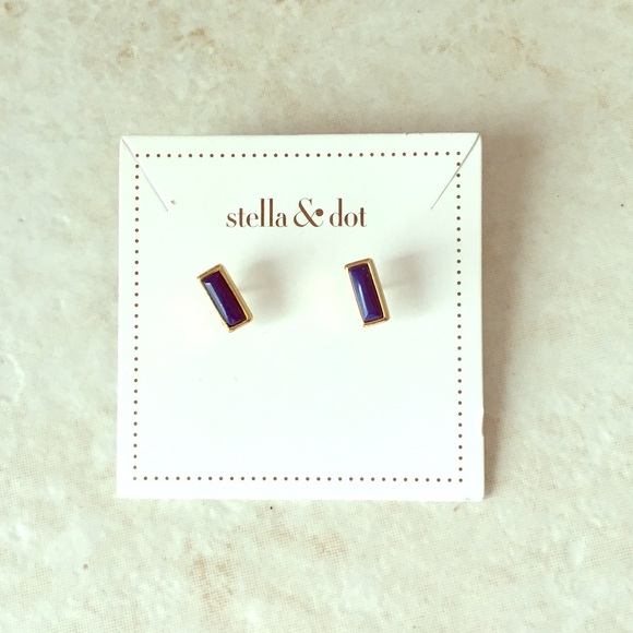 Deja vu Reversible studs Lapis