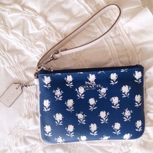 Coach Badlands Floral Wristlet