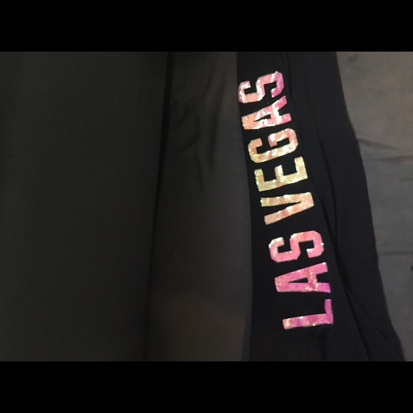 RARE VS pink sequin joggers - Picture 2 of 4