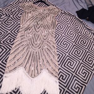 Great gatsby 1920 theme party dress sequin