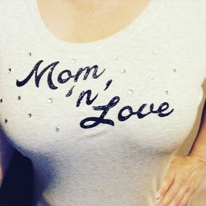 Grey Mom'n'Love T-shirt