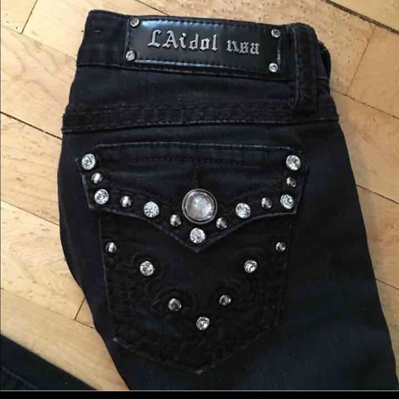 L.A. IDOL black jeans