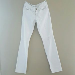 White Jeans with Studded Detail