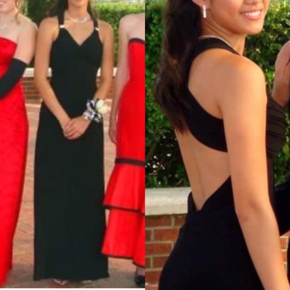 B Darlin Dresses & Skirts - Open Back Black Dress - Great for Prom