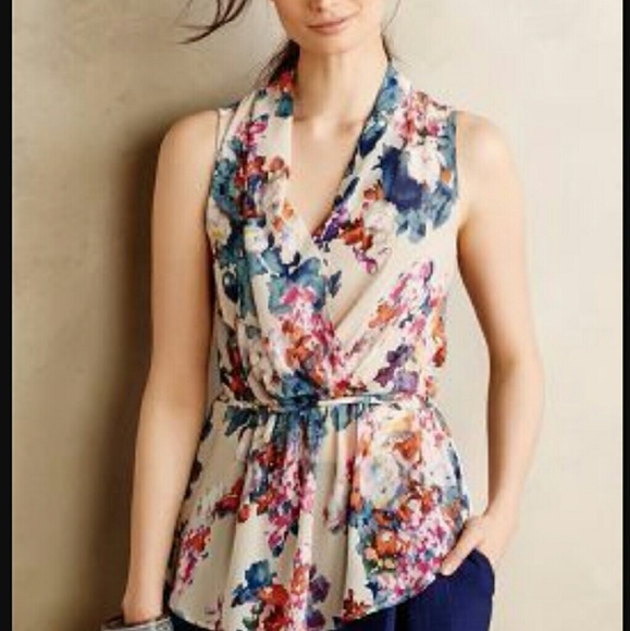 Anthropologie Tops - HOST PICK-Anthro Floral Top