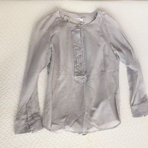 grey blouse