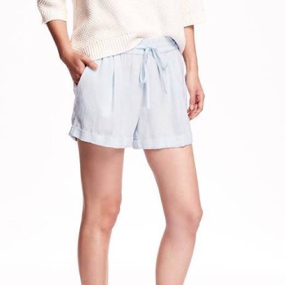 old navy linen shorts women