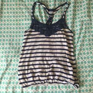 stripped tank top