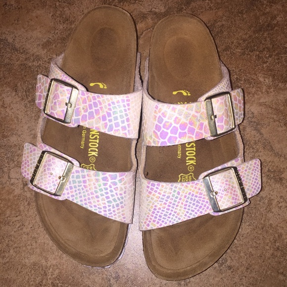 birkenstock arizona snake print