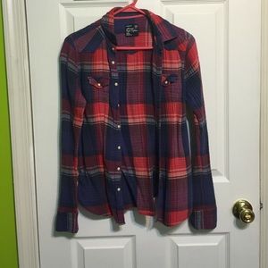 Plaid button up