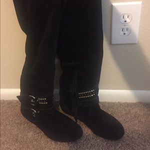 BCBGeneration Suede Riding Boots