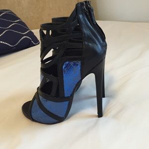 Strappy heeled sandals