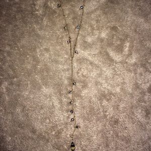 Long jeweled necklace