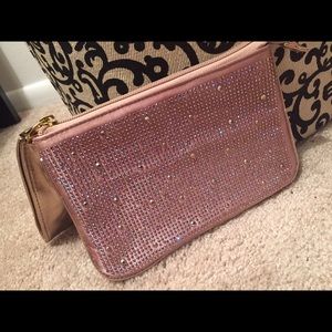 Bakers Rhinestone Covered Clutch