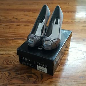 White house / black market dress heels