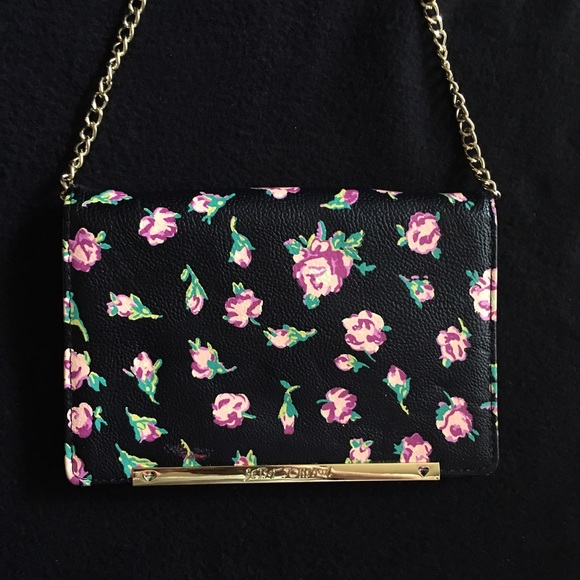 New Betsey Johnson Floral Crossbody Purse NWOT