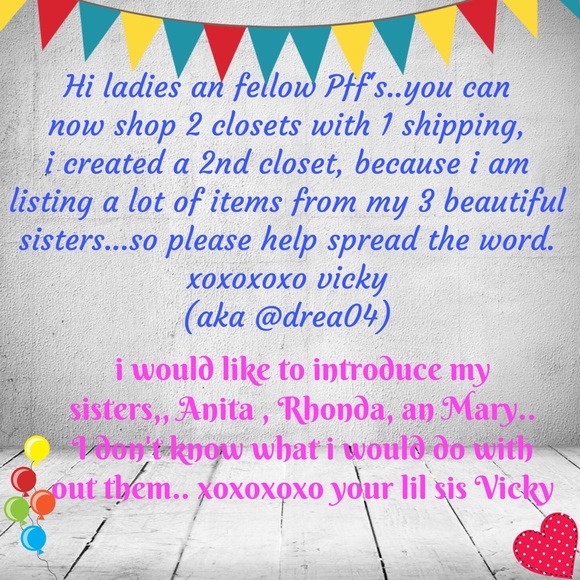 Shop 2 closets 1 shipping