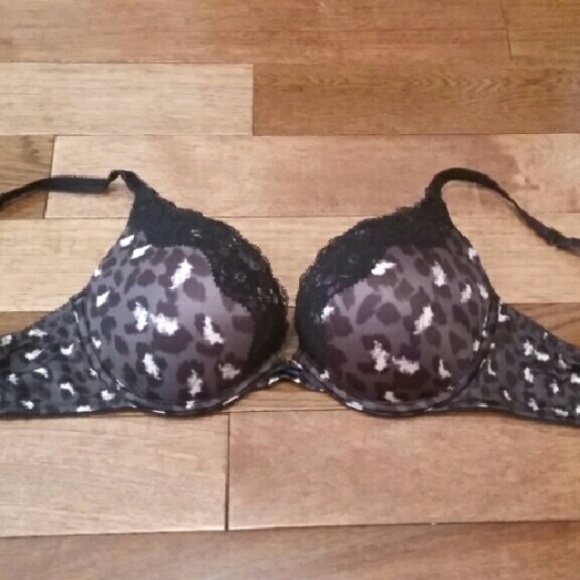 NWOT Aerie "Emma" gray leopard bra