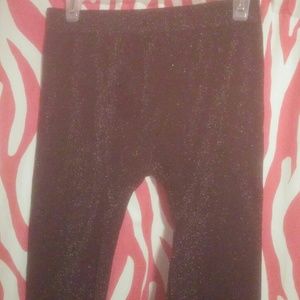 Black sparkled leggings