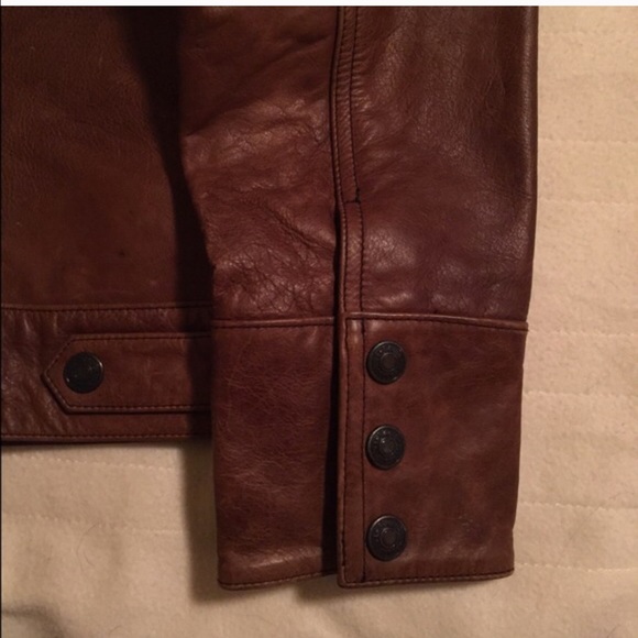 100% Distressed Leather Jean-Style Jacket - Picture 3 of 5