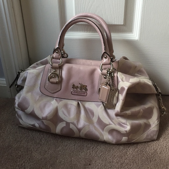 Medium Lilac Coach Purse and Medium Coach Purse