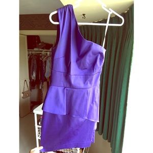 Royal purple Marciano Mini dress
