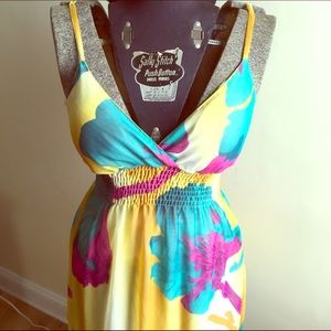 Fun festive maxi sundress