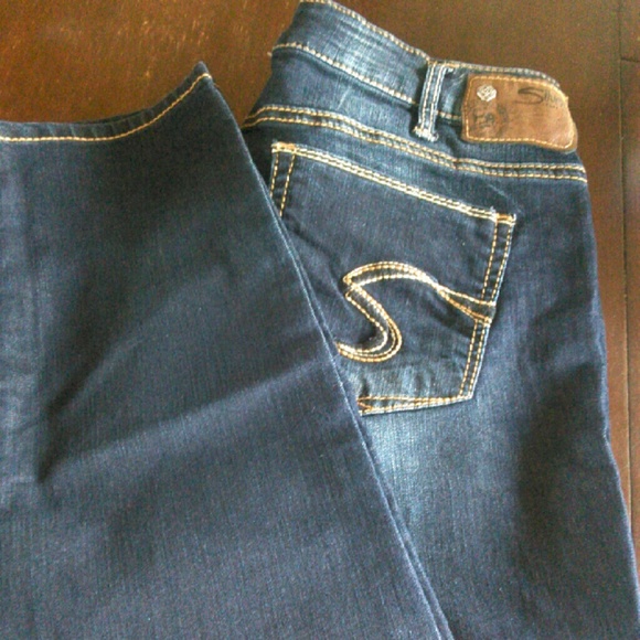 Silver skinny jeans