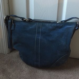 Medium Navy Coach Purse