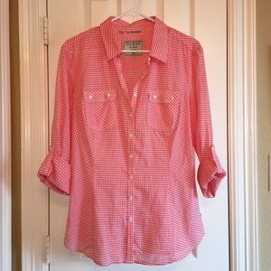 Guess Button Down Top