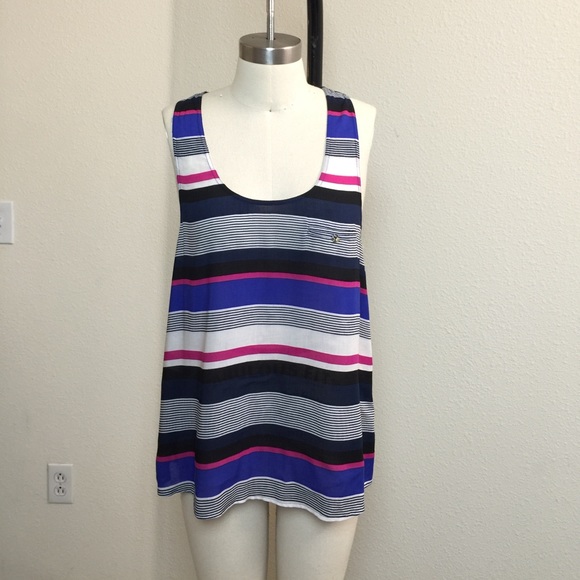 New stripes Sleeveless top