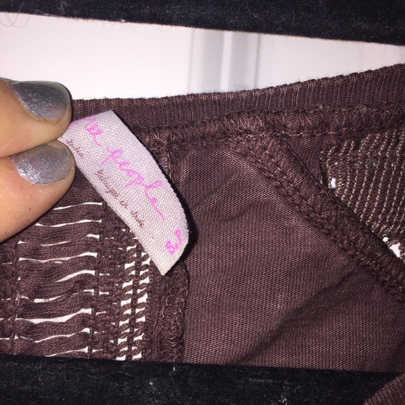 Free People long sleeve distressed shirt - Picture 2 of 2