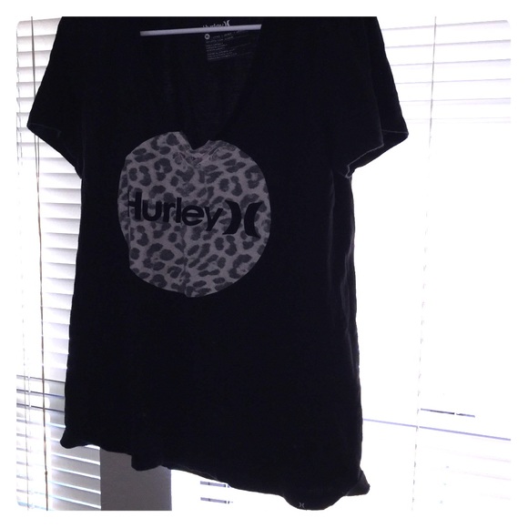 Black , v-neck, XL, Hurley tshirt $15