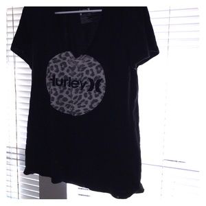 Black , v-neck, XL, Hurley tshirt $15