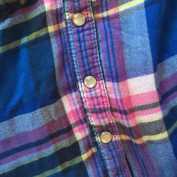 Plaid button up - Picture 2 of 2